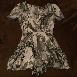 2/$15 Material Girl Snake Print Romper Sz M